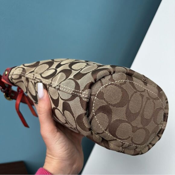 COACH Signature Y2K Hampton SoHo Bucket Hobo Shoulder Baguette 40896 - Picture 6 of 10